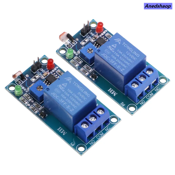 Anedshaop%205V%2012V%20Light%20Photoswitch%20Sensor%20Switch%20LDR%20Photoresistor%20Relay%20Luxury%20Module%20Light%20Detection%20Photosensitive%20Sensor%20Board%20For%20Arduino%20-%20Image%204