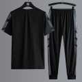 Men's Summer Sport T-shirt & Trouser Set. 