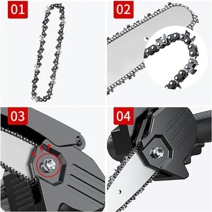 JAERBEE%208Pcs%20Mini%20Chainsaw%20Chain%204%20Inch%20Guide%20Saw%20Chain%201/4%20LP%20Pitch,%2028%20Sections%20for%20Electric%20Protable%20Handheld%20Chain%20Saw%20-%20Image%205