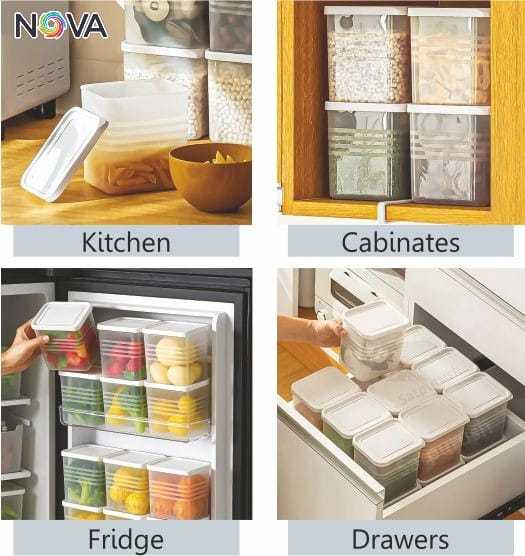 NOVA%20Stackable%20Plastic%20Fridge%20&%20Kitchen%20Storage%20Containers%20with%20Lids,%20Freezer%20&%20Cabinet%20Organizer%20Bins%20By%20Godam%20Online%20-%20Image%204
