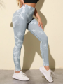 Seamless Tie Dye Sports Leggings | Workout Dress | Sports Wear. 