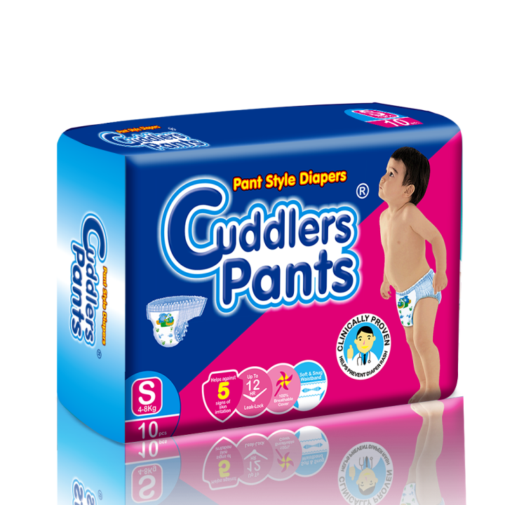 5 packs Cuddlers Diaper Small 10 Pcs/pack (4-8 kg)
