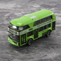 OUMERY Double- Bus London Bus Design Car Toys Sightseeing Bus Vehicles Urban Transport Vehicles Commuter Vehicles,Green. 