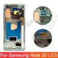 HOT Super OLED Note20 5G with Frame LCD For Samsung Galaxy Note 20 N980F N980F/DS N981B/DS N981U Display Touch Screen Digitizer. 