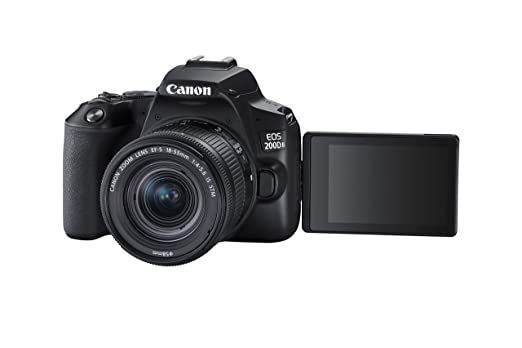Canon%20EOS%20200D%20II%2024.1MP%20Digital%20SLR%20Camera%20+%20EF-S%2018-55mm%20f4%20is%20STM%20Lens%20(Black)%20-%20Image%204