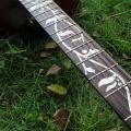 High Quality Electric Guitar Parts Beautiful Ultra Thin Stickers Cross Inlay Decals Guitarra Accessories Fretboard Sticker. 