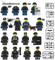 Chunjieda Gift Toys Army Lego Education Building Blocks Soldier Fifty peFifty percent discount rcent discount Pieces 16 Pack Mini Figures SWAT Series Kids Toys. 