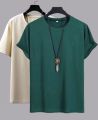 Premium Quality Cotton Solid T-shirt Combo For Men - Fashion | T-Shirts For Men | Men's Wear | Men's T-Shirts |. 