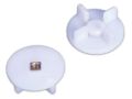 Plastic Coupler Teeth For Mixer Grinder Jar Motor - Black/White (1 pc). 