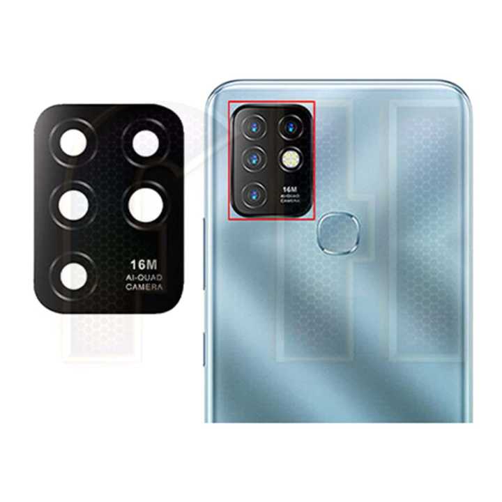 Back Camera Glass Lens Cover For Infinix hot 8 10 11 11S 10i 10t Play Lite  Rear main Camera Glass