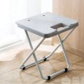 Portable Folding Stool Compact Chair Steel Frame Legs, Outdoor Travel, Beach, Fishing, BBQ, Etc. 