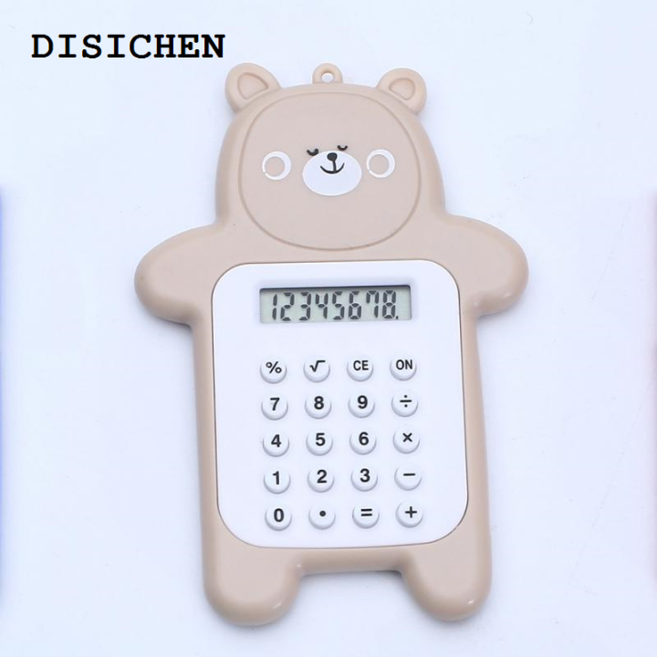 DISICHEN%20Luxury%20Bear%20Shape%20Scientific%20Calculator%20Student%20Mini%20Calculator%20With%20Silicone%20Pressing%20Buttons%20Battery%20Powered%20Counter%20Accounting%20Tool%20-%20Image%208