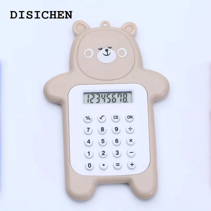 DISICHEN%20Luxury%20Bear%20Shape%20Scientific%20Calculator%20Student%20Mini%20Calculator%20With%20Silicone%20Pressing%20Buttons%20Battery%20Powered%20Counter%20Accounting%20Tool%20-%20Image%208