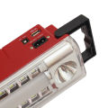 Rechargeable Emergency LED Work Light – Dual Mode Torch + Tube, Solar/DC/AC Powered, Long Battery Backup for Home, Office & Outdoor. 