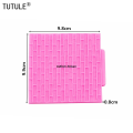 Clay polymer epoxy shaker embossing mold silicone decoration fudge mat texture castle brick lattice cake brick DIY flexible mold. 