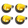 Arduino Robot Car Set T Motor Yellow Bo Motor With Bo Wheel. 