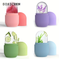 DISICHEN High Quality Silicone Cube Tray Shape Face Facial Ice Roller Massage Face Massage Roller Frozen Facial Reusable Ice Face Roller Skincare Tool. 