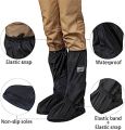 Rainproof , Dustproof, Waterproof Shoe Covers, Reusable & Foldable Rain Boot Shoe Cover with Zipper, Non-Slip, Reflector. 