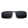 Car Night Safety Googles UV400 Day Night Vision Goggle Clip UV Protection Anti-glare Myopia Glasses Clip Turned Up Polarized Lens Clip-on Sunglasses Summer. 