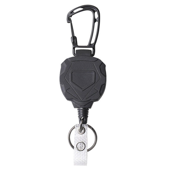 Fnb Rope Key Holder Stainless steel Wire rope camping key holder Retractable Roll chain ...