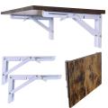 10 Inch Foldable Shelf Bracket and 3 Ft Laminated Shelf. 