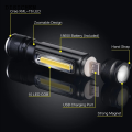 DISICHEN Fashion High Power Led Flashlights Camping Rechargeable Flashlight Portable COB Outdoor Zoom Fishing Lighting Lights Strong Light. 