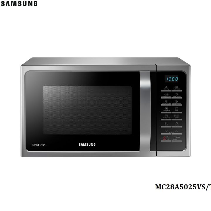 Samsung MC28A5025VS  28L SlimFry™, Convection Microwave Wit Ceramic Enamel Cavity black