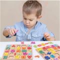3 in 1 ABC Alphabet Digital Puzzle Wooden Toys Kid Number Letter Shape Matching Jigsaw Board - Toys For Kids |. 