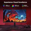 KOORUI 27E6QCA Gaming 2K 180Hz Curved Gaming Monitor. 