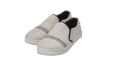 White Wool Lining Slip On Shoes. 