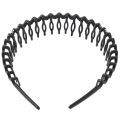 fasdaga 2X Plastic Teeth Comb Hairband Hair Hoop Headband Black For Woman. 