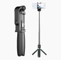 R1S/R1 Bluetooth Extendable selfie stick with LED lights wireless Remote And Tripad stand Use. 