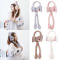 Cycling Cute Soft Headband Ladies Children Winter Rabbit Ears Moving Ears Plush Earmuffs Warm Earmuffs. 