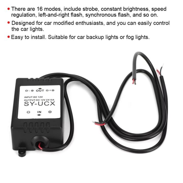 Portable%2012V%20Car%20Light%20Controller%20with%20Remote%20Control%20Universal%20Wireless%20Strobe%20Control%20Module%20Easy%20To%20Use%2016%20Modes%20DRL%20Flash%20Controller%20System%20For%20Car%20Motorcycle%20Strobe%20Control%20-%20Image%205