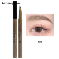 Ashunqiwen 2025 3 Point Ultra Fine Eyebrow Eyelash Pen Make-up for Women Liquid Eyeliner Pencil Dark Brown Lasting Waterproof Eyebrow Tattoo Pen. 