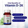 Nutrela Vitamin D2K Natural 60 Chewable Tablets. 
