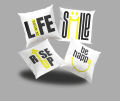Positive Quote Printed Decorative Cushion Covers – Set of 4. 