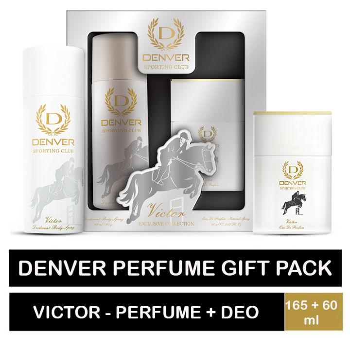 Denver Sporting Club Victor Perfume and Deo Combo Set - 60ml & 165 ml