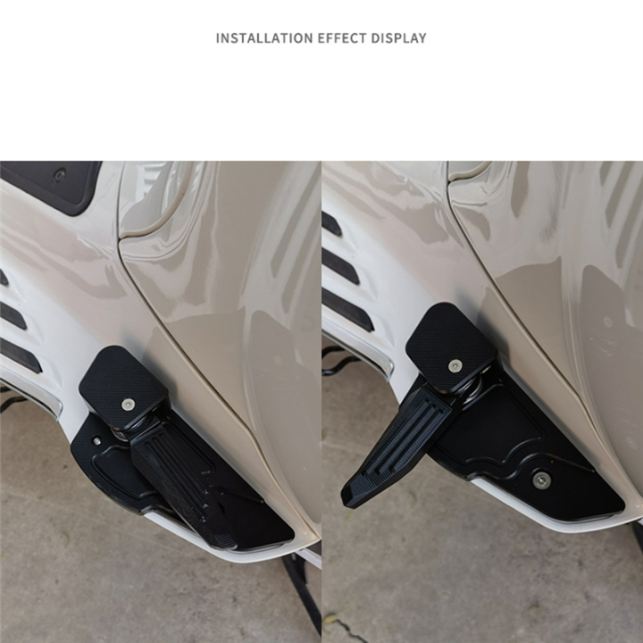 Kqueebee%20Motorcycle%20Automatic%20Extension%20&%20Fold%20Rear%20Foot%20Pedal%20Foldable%20for%20Primavera150%20Sprint%20150%20Black+Red%20-%20Image%204