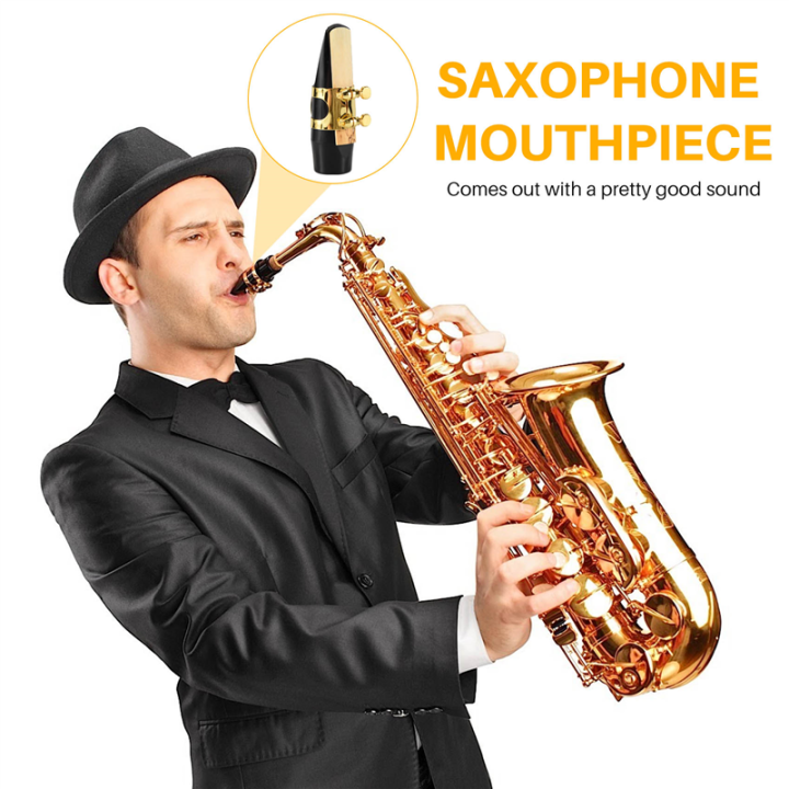 Alto%20Sax%20Saxophone%20Mouthpiece%20Plastic%20with%20Cap%20Metal%20Buckle%20Reed%20Mouthpiece%20Patches%20Pads%20Cushions%20-%20Image%207