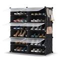 12 Cube Stackable Shoe Rack Storage Cabinet. 