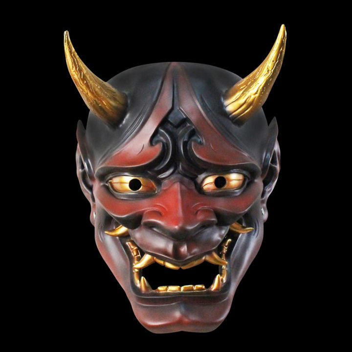 Halloween%20Japanese%20Color%20Bonjour%20Noh%20Kabuki%20Demon%20Mask%20Hundred%20Ghosts%20Night%20Out%20Resin%20Ghost%20Samurai%20Props%20Prom%20Party%20Mask%20-%20Image%204