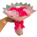 Eternal Rose Bouquet (Red and Pink). 