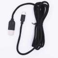 Universal Type-C Umbrella Cord Charging Data Cable Soft Return Polling Rate 8K Mouse and Keyboard. 