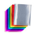 IS Colored Aluminum Foil Colorful Foils for Art and Craft Thin Metallic Finish 1 Complete Pack All Colors Included. 