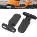 1 Pair Lightweight Quick Release Bike Rear Pedals Aluminium Alloy Non-Slip Bike Pegs Universal Foldable Ebike Pegs for Electric Bicycle. 