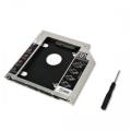 HDD Caddy 9.5mm Original SATA Optical UltraBay 2nd Hard Drive Caddy with SSD or HDD for 9.5mm Universal CD/DVD Slot. 