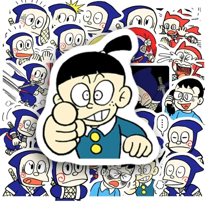 Artsy%20Home%2025/50pcs%20Ninja%20Hattori%20Cartoon%20Stickers%20for%20Laptops%20and%20Cellphone%20Cover%20-%20Image%203