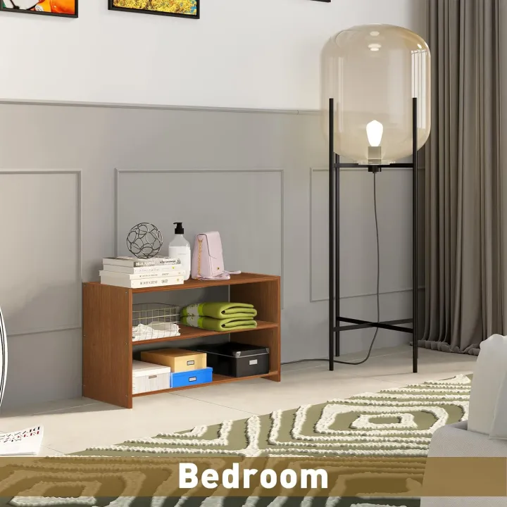 Office%20Shoe%20Table%20Wooden%20Open%20Shoe%20Rack,%202%20Tier%20Shoes%20Organizer%20Shelf%20for%20Office%20Entry%20Way%20Cabinet%20In%20Brown%20-%20Image%204