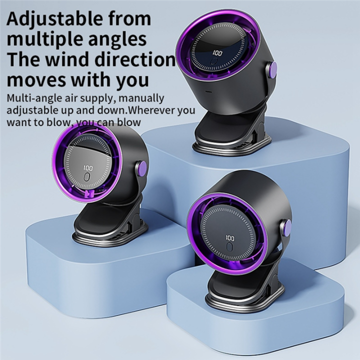 Rechargeable%20Air%20Conditioner%20Fan%203in1%20Circulating%20Fan%20with%20Clip%20100%20Speed%20Adjustable%20Mini%20Table%20Fan%20for%20Office%20Outdoor%20-%20Image%202